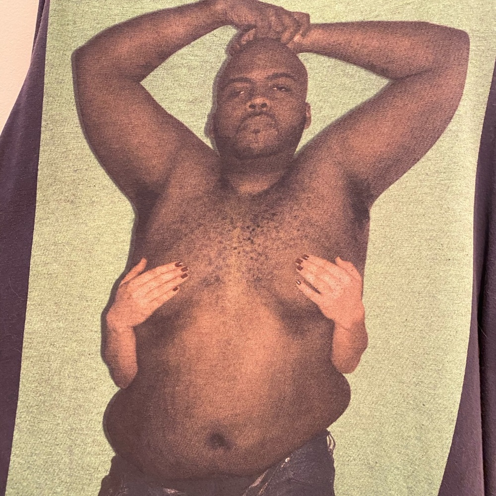 Vogue Screen Print Cutout Tank - Picture 2 of 3
